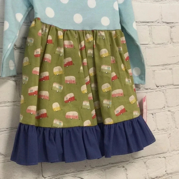NWT Ricrac & Ruffles Camper Dress size 18M - Picture 3 of 7